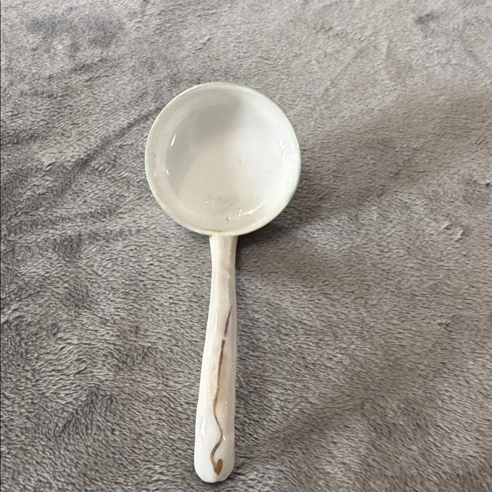 Antique Nippon Era‎ Hand-Painted Porcelain Ladle / Sauce Spoon c.1900–1920 Roses